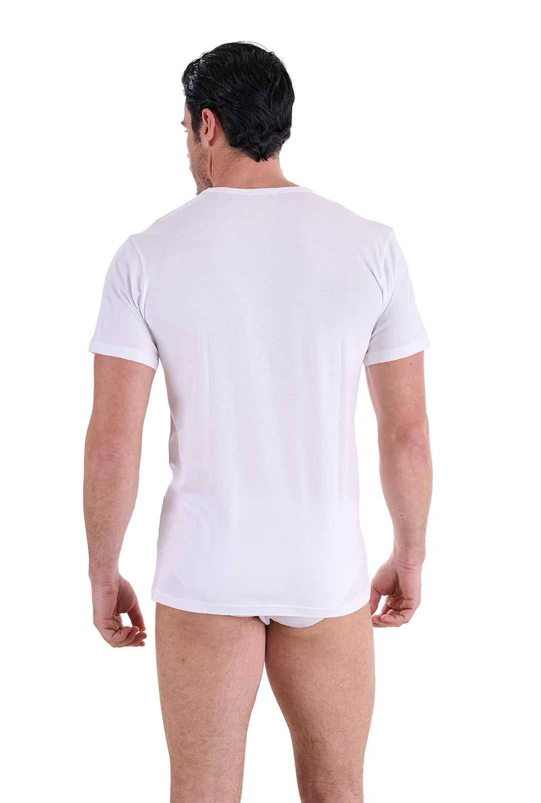 T-shirt Uomo Scollo V Manica Corta Navigare