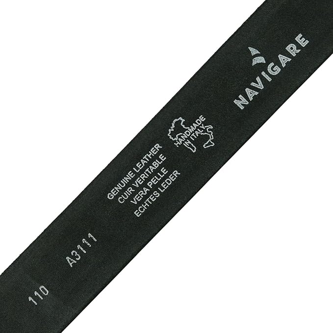 Cintura uomo in pelle - Nera