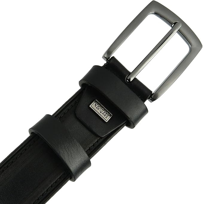Cintura uomo in pelle - Nera