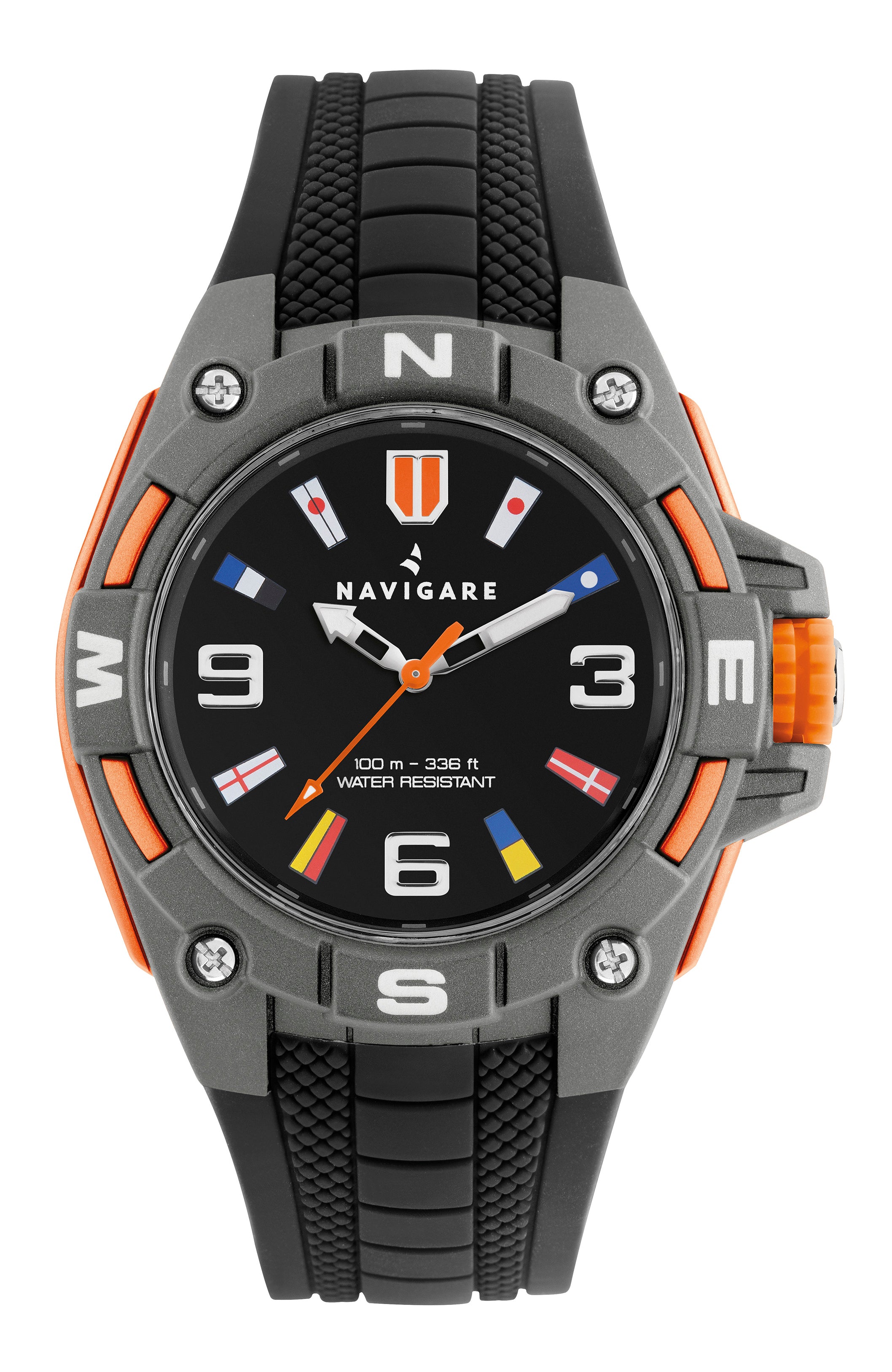 Orologio Navigare Zante NA258-01 Nero 44mm