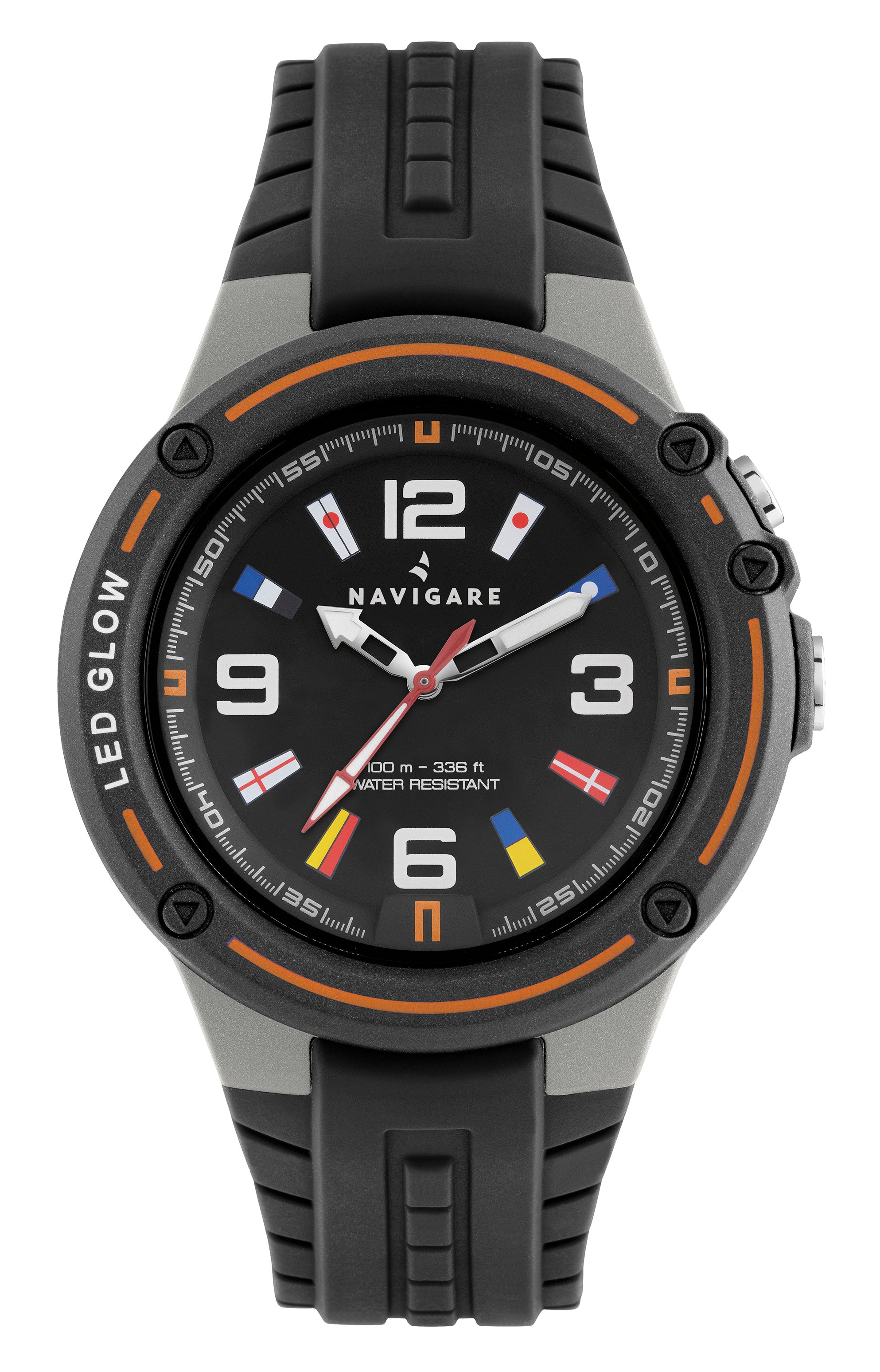 Orologio Navigare Antares NA259-01 Nero 46mm