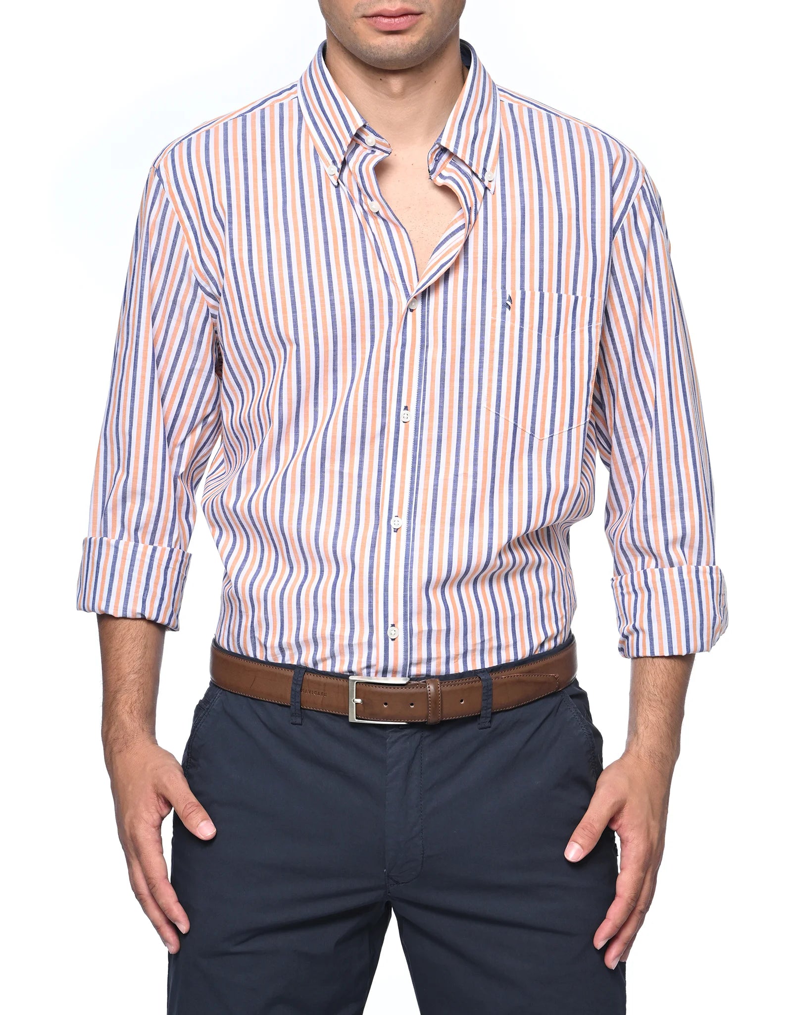Camicia Uomo Manica Lunga Navigare