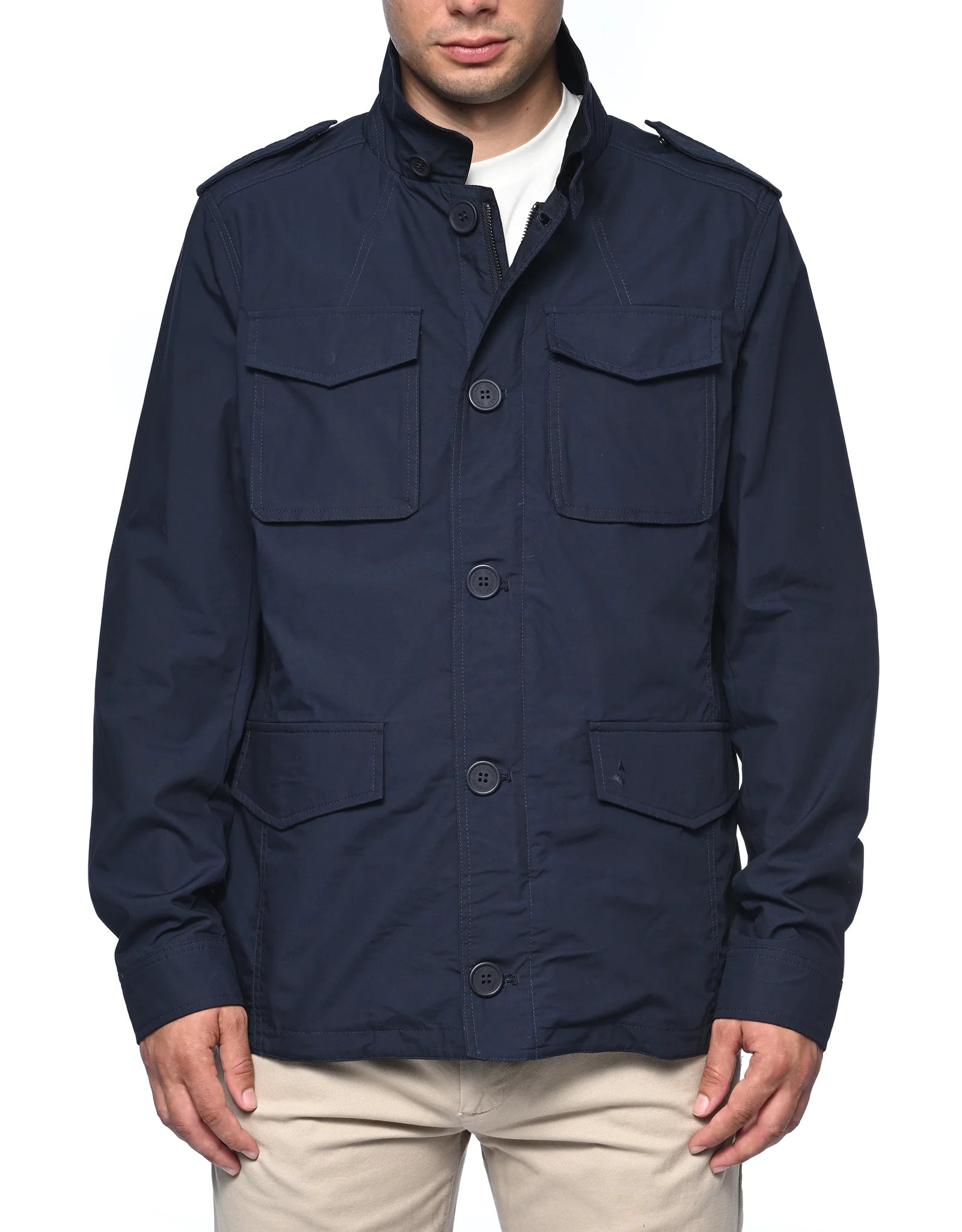 Field Jacket Uomo in Cotone Navigare