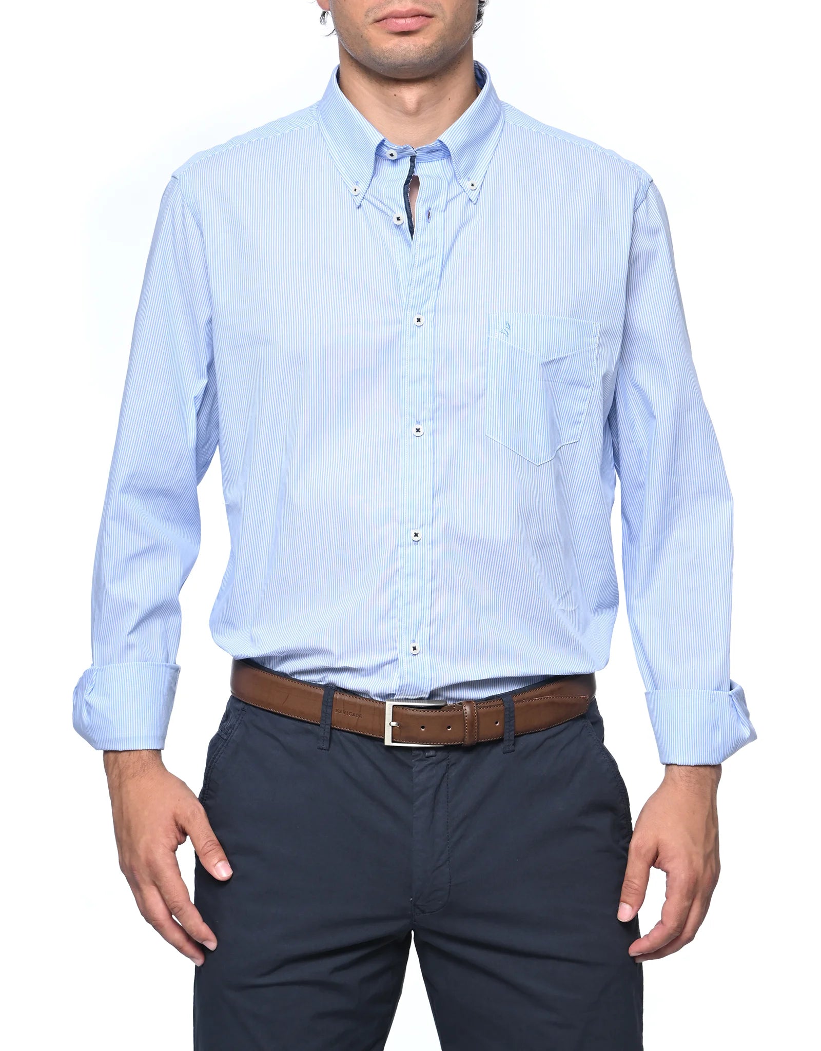 Camicia Uomo Manica Lunga Navigare