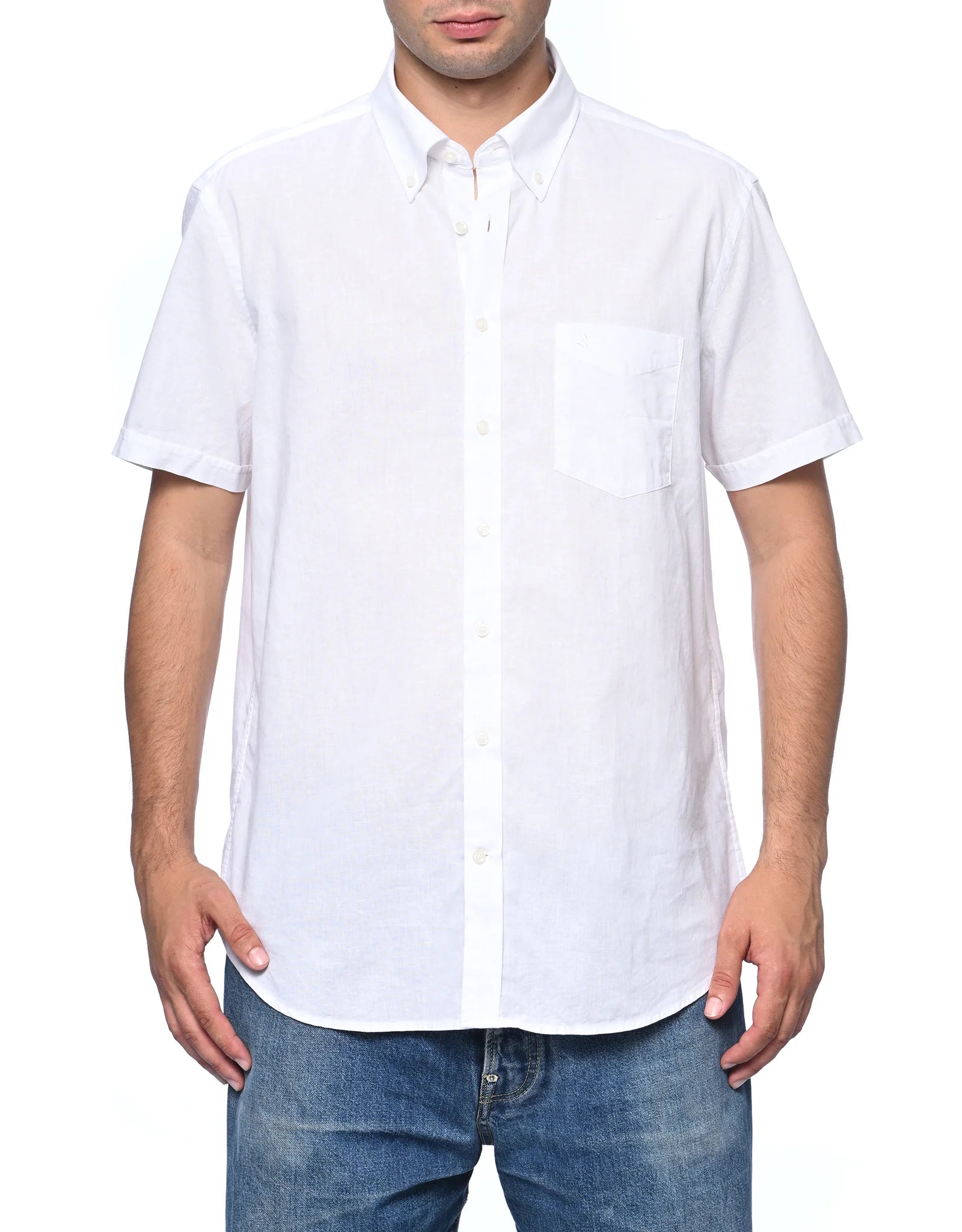 Camicia Uomo Manica Corta Navigare
