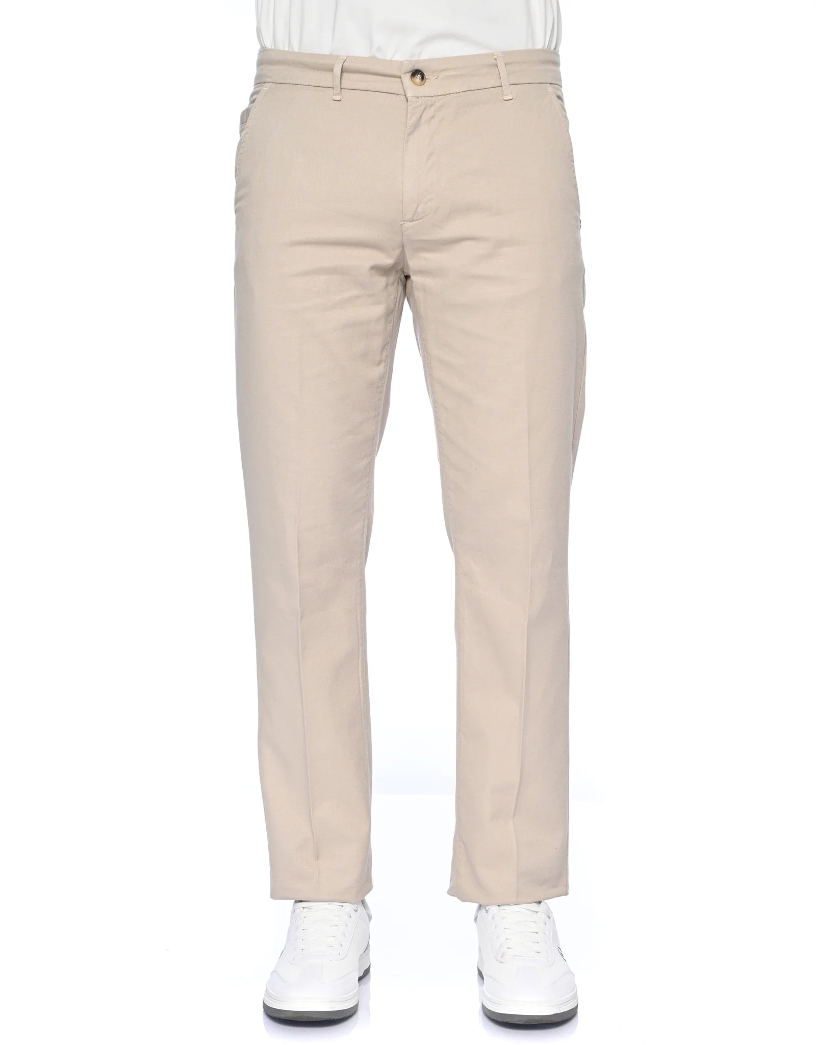 Pantalone Tasca America Misto Lino Navigare